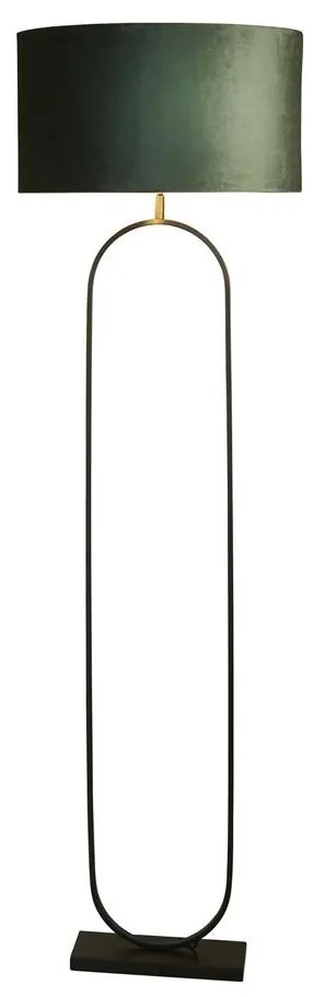 Lampadar/Lampa de podea decorativa Modish negru/verde