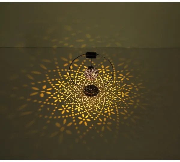 Corp de iluminat solar LED/0,06W/1,2V argintiu IP44 Globo 36618