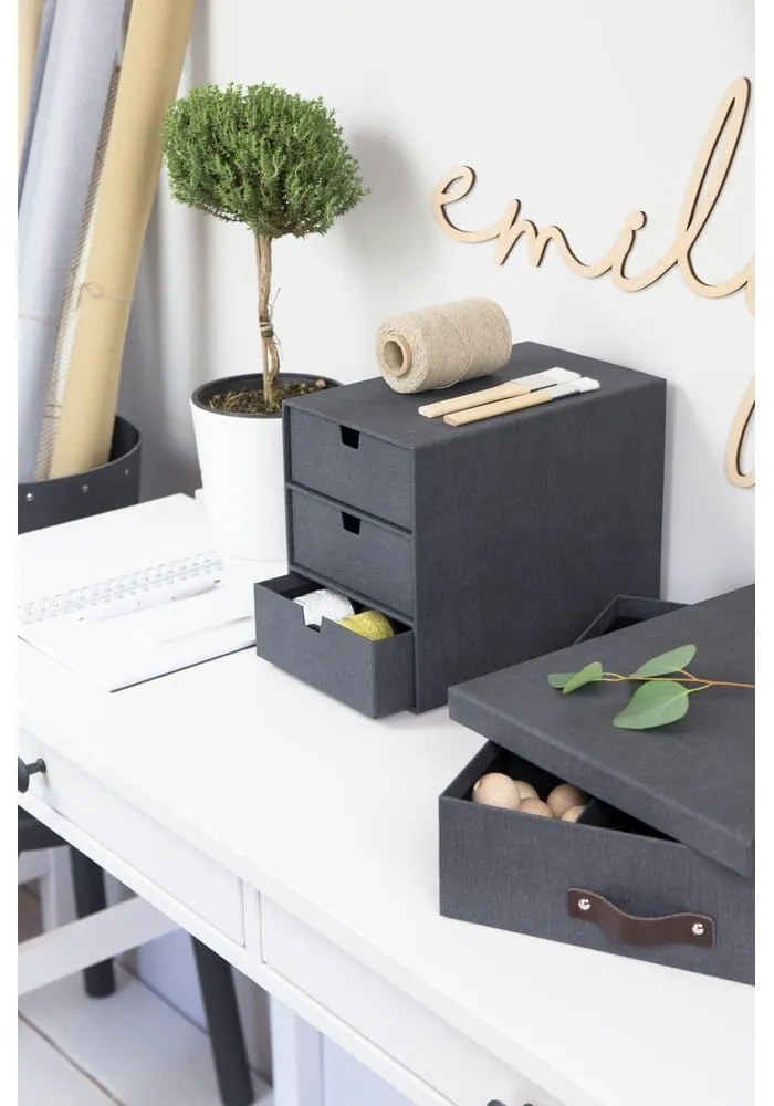 Organizator pentru sertar din carton Ingrid Canvas Paper Laminate – Bigso