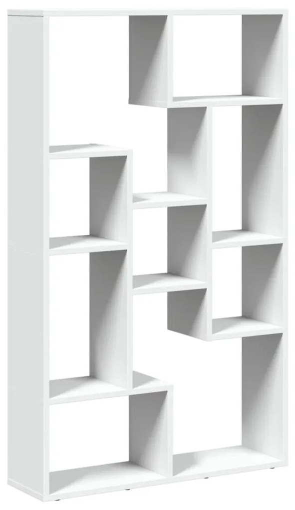 858156 vidaXL Bibliotecă, alb, 72x20x120 cm, lemn prelucrat