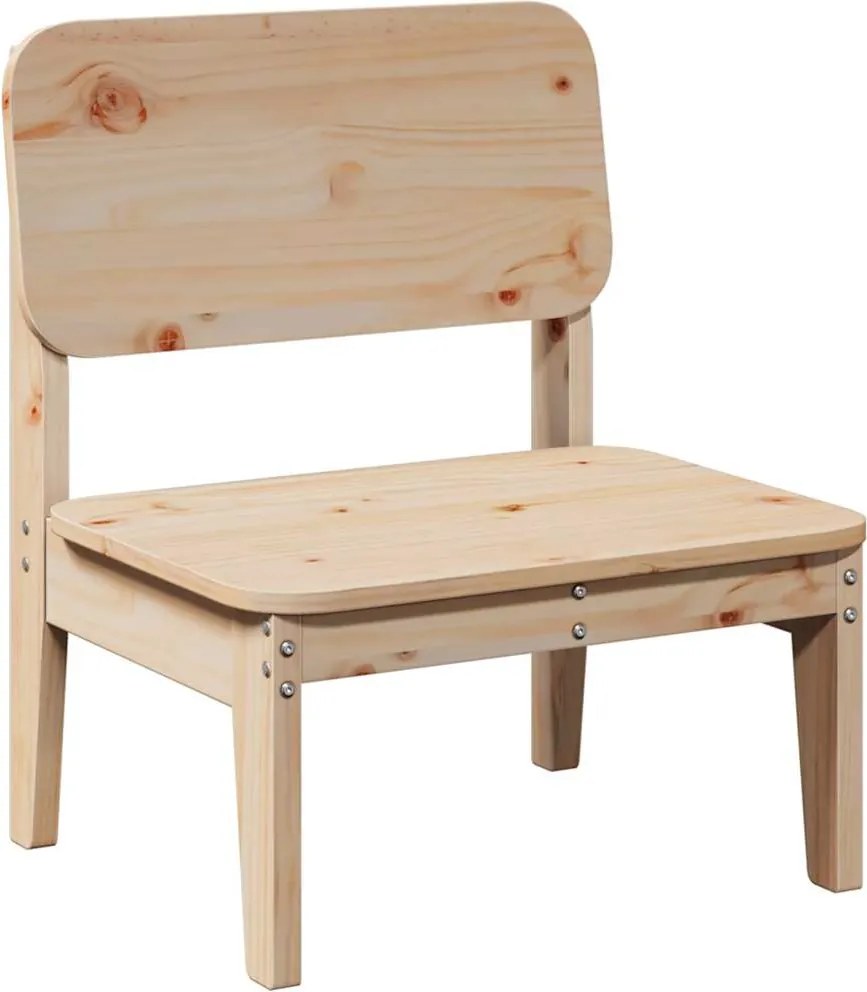 vidaXL Scaun de grădină 60x52,5x72 cm din lemn masiv de pin