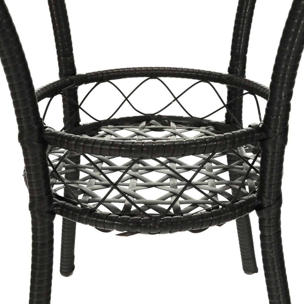 Set ratan de grădină 1+2, maro, LASAN