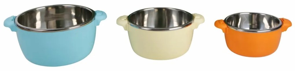 SET 3 CASEROLE TERMICE 2+4+6L,BELLY BLUE