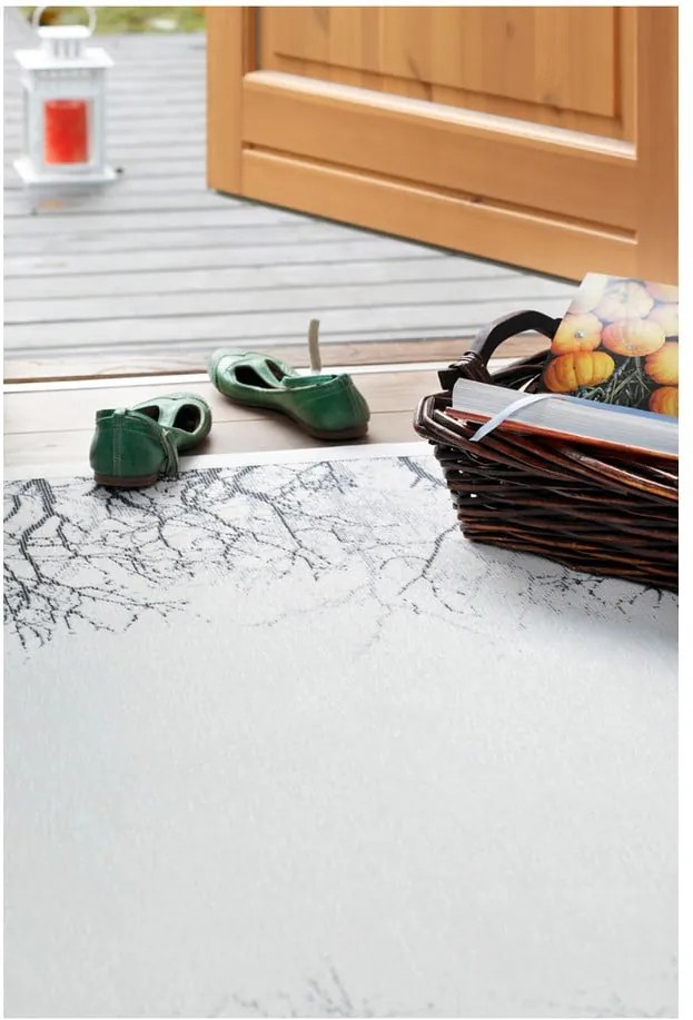 Covor reversibil Narma Puise, 140 x 200 cm, alb