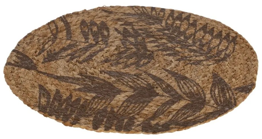 Suport pentru farfurii din iută ø 38 cm Leafy – Ixia