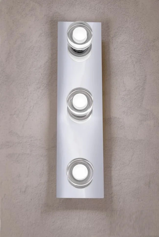 Aplca LED moderna de perete / tavan Venuto triple spotlight