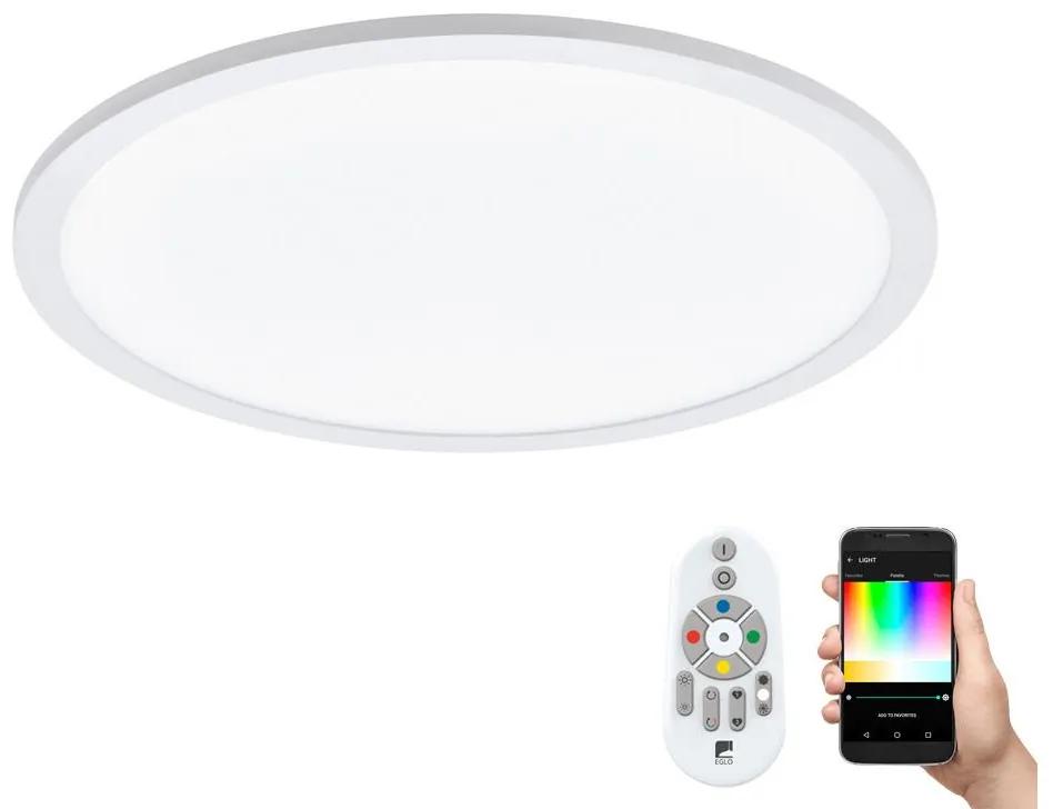 Plafonieră LED RGB SARSINA-C LED/21W/230V Eglo 97959 + telecomandă