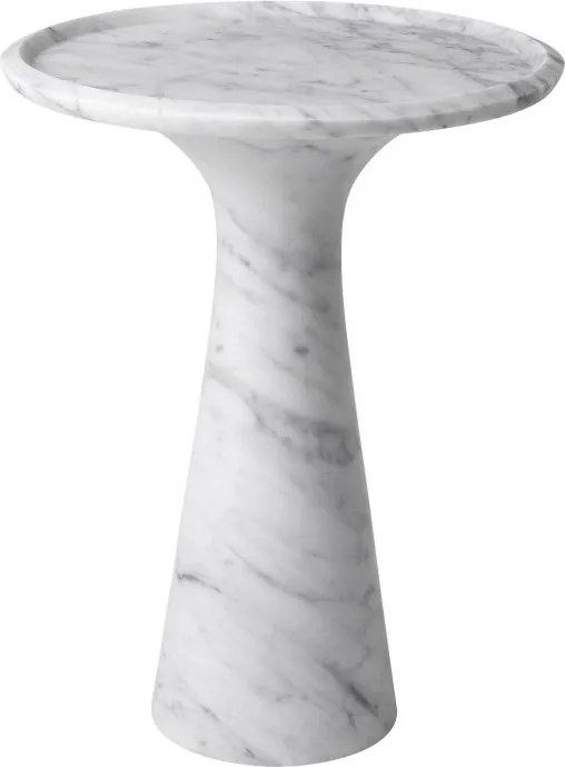 Masuta auxiliara design LUX din marmura Pompano low 113749 HZ