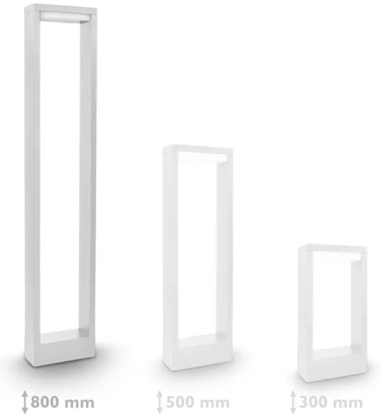 Lampă LED de exterior Brilagi RAGUSA LED/7W/230V 3000/4000/6000K alb IP54 80 cm