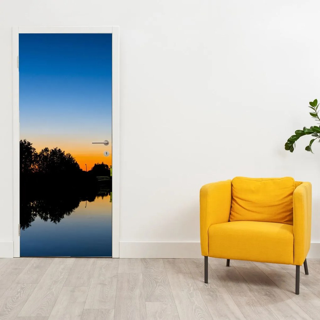 Fototapet pentru ușă - Apus de soare (95x205cm)