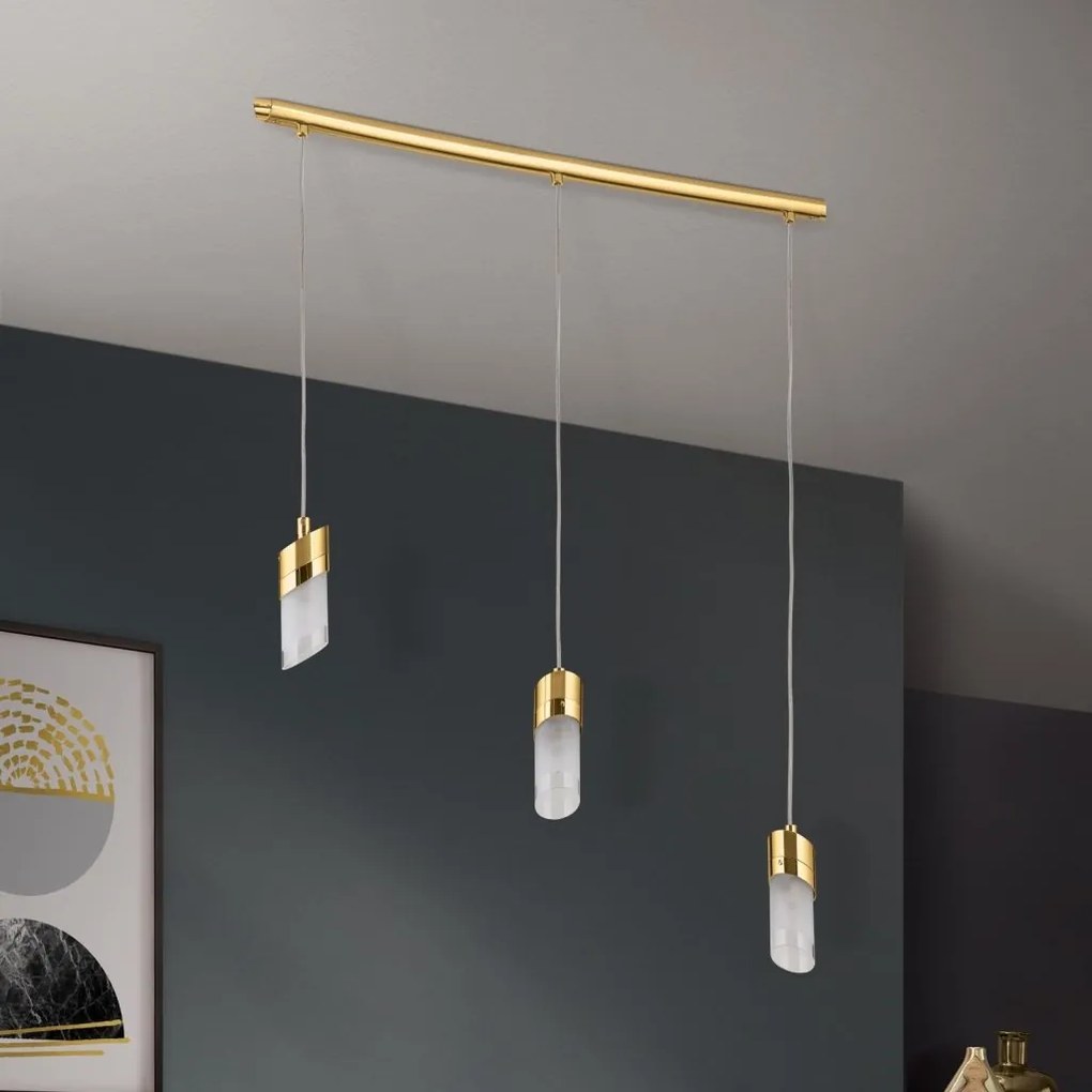 Lustra din alama cu 3 pendule SPOT EXCLUSIVE