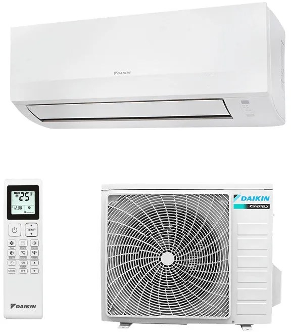 Apara de aer conditionat inverter Daikin Sensira FTXC35E + RXC35E, 12 000BTU, 25 m², A++/A+, R-32, Alb