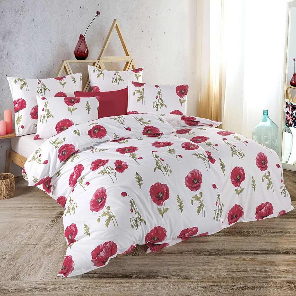 BedTex Lenjerie de pat din bumbac Mona, 160 x 200 cm, 2 x 70 x 80 cm, 160 x 200 cm, 2 buc. 70 x 80 cm