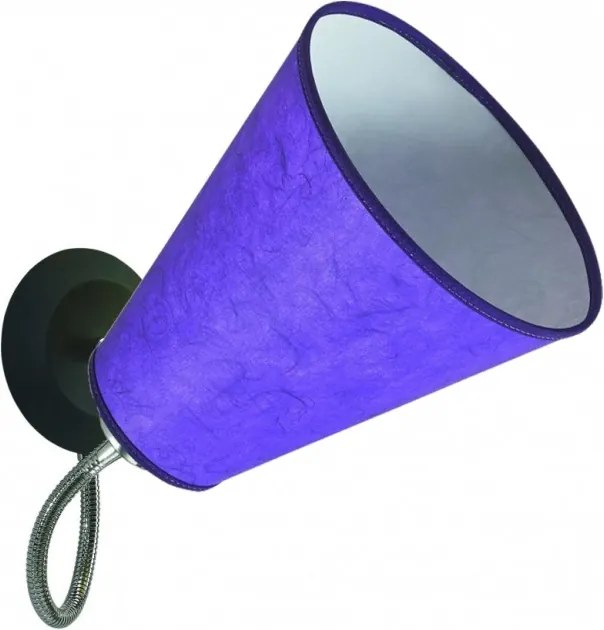 Aplica cu brat flexibil si abajur mov, FLEXI 336/K LP