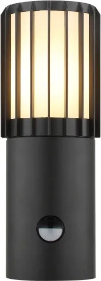 Globo 32160S - Lampă de perete pentru exterior cu senzor MERVIN 1xE27/15W/230V IP54