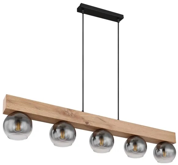 Lustră pe cablu MOITAS 5xE27/40W/230V Globo 15656-5H