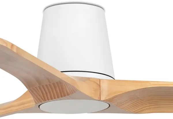 FARO 33836 - Ventilator tavan HEYWOOD TUB pin/ alb, pr. 90 cm + DO