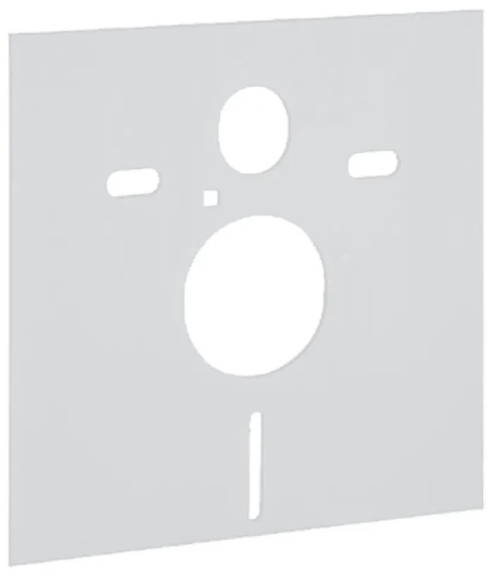 Perete de izolare fonică pentru toaletă și bideu 39x42x1 cm