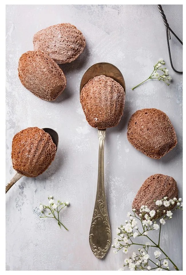 Formă de copt pentru madlene din silicon 17,5x29,5 cm – Orion