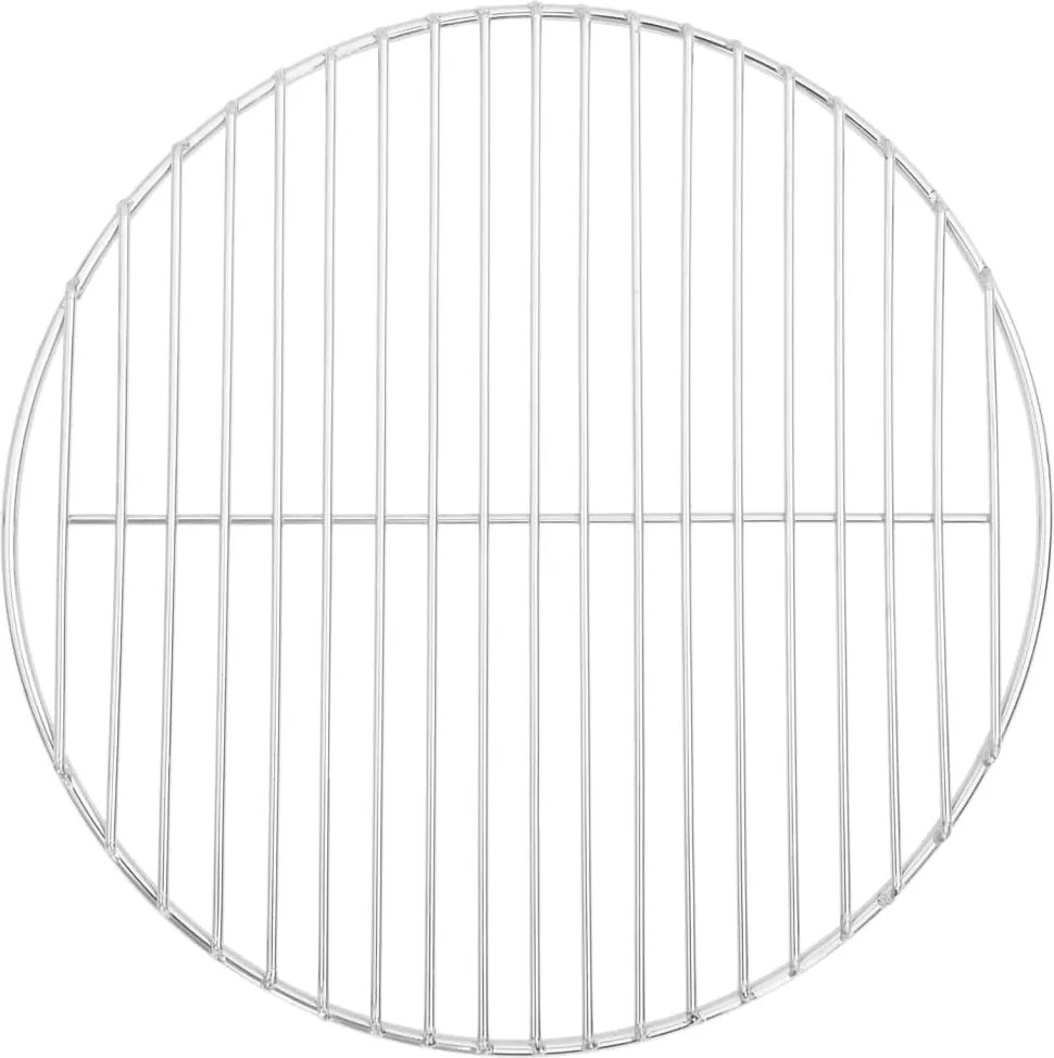 vidaXL Grill pentru grătar rotund, Ø37 cm, oțel inoxidabil 304