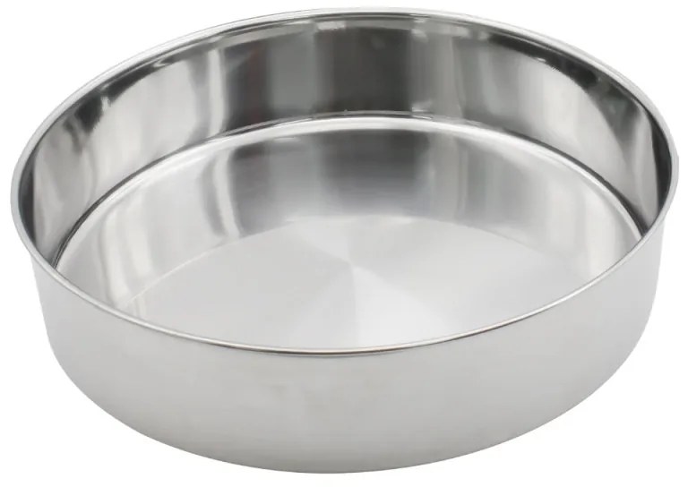 Tava de copt Rosberg R51222LS32, 32 cm,Acoperire antiaderenta emailata, Inox