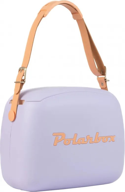 Geanta frigorifica Polarbox Pop, 6 litri, Include 2 cutii pentru pranz, Pana la 24 h, Violet/Portocaliu