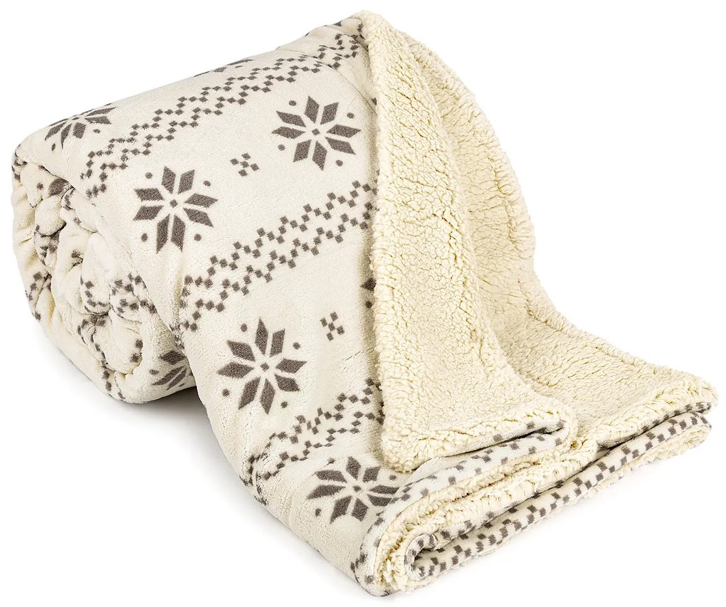 Pătură din blăniță 4Home Nordic bej, 150 x 200 cm