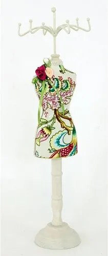 Suport bijuterii Mannequin, alb