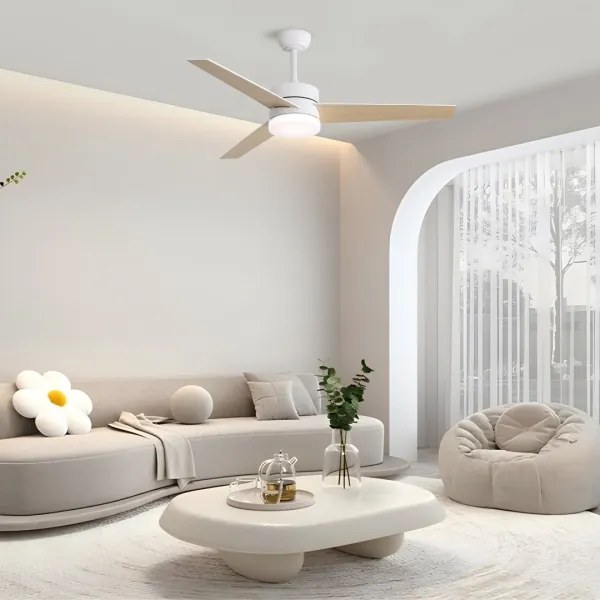 Immax NEO 07284L - Ventilator de tavan LED+CCT reglabil VARIABLE 24W/230V Wi-Fi Tuya+telecomandă