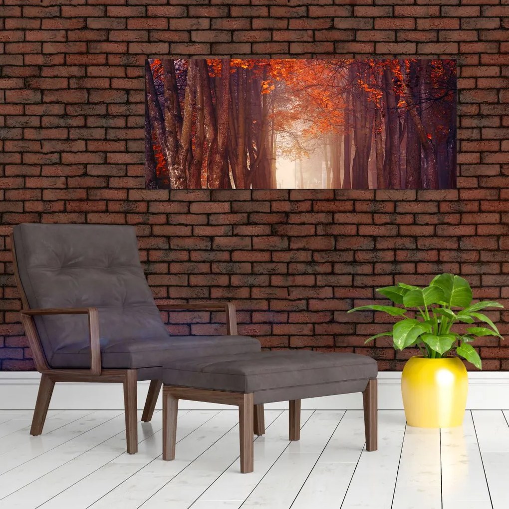 Tablou - Pădurea de toamnă (120x50 cm)