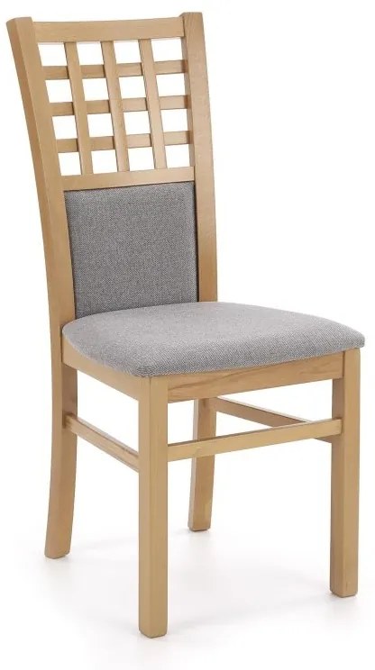 Scaun de bucaterie Gerard 3, stejar gri/miere