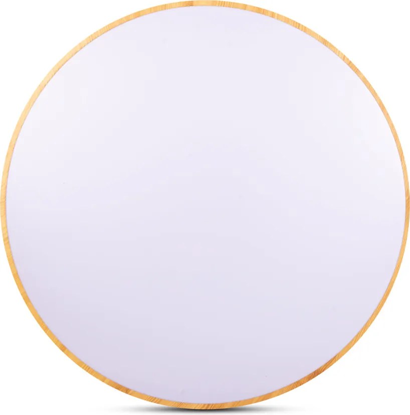 Plafonieră LED Woody Erste 68W, Diametru 590mm, Design Lemn Modern, 3CCT 3000K-6000K, Lampă Tavan Ideală pentru Living, Birou sau Dining Premium