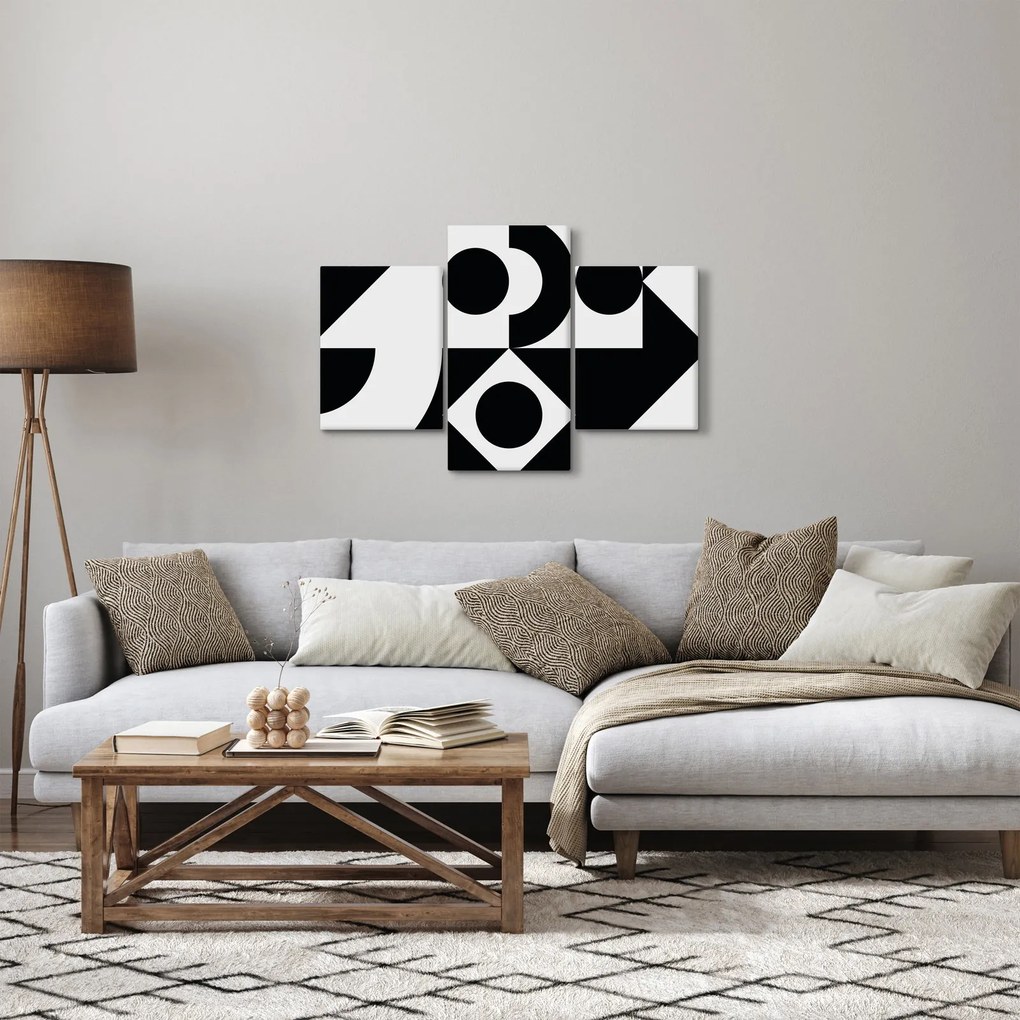 Tablou - Abstracție geometrică N⁰1 (90x60 cm)