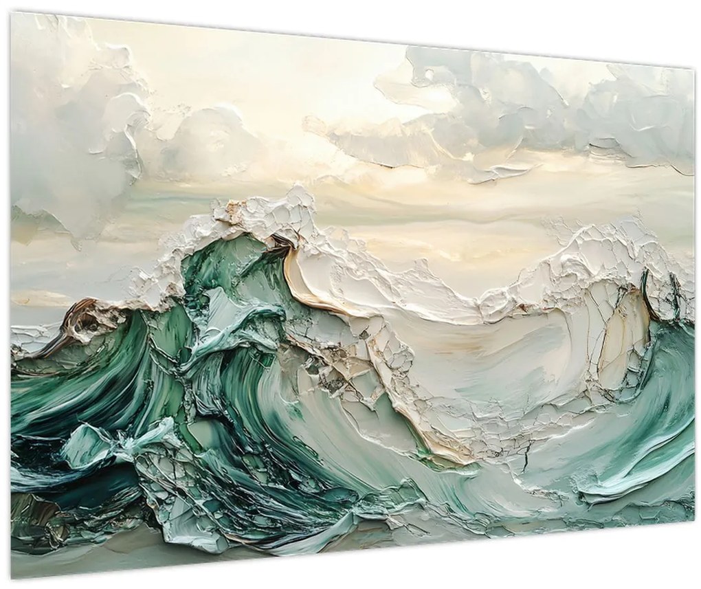 Tablou - Abstracție Marină 3D (90x60 cm)