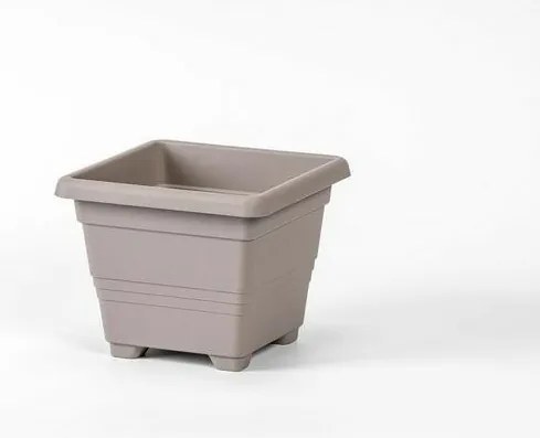 Plastia Ghiveci Begonia 60 x 60, gri deschis