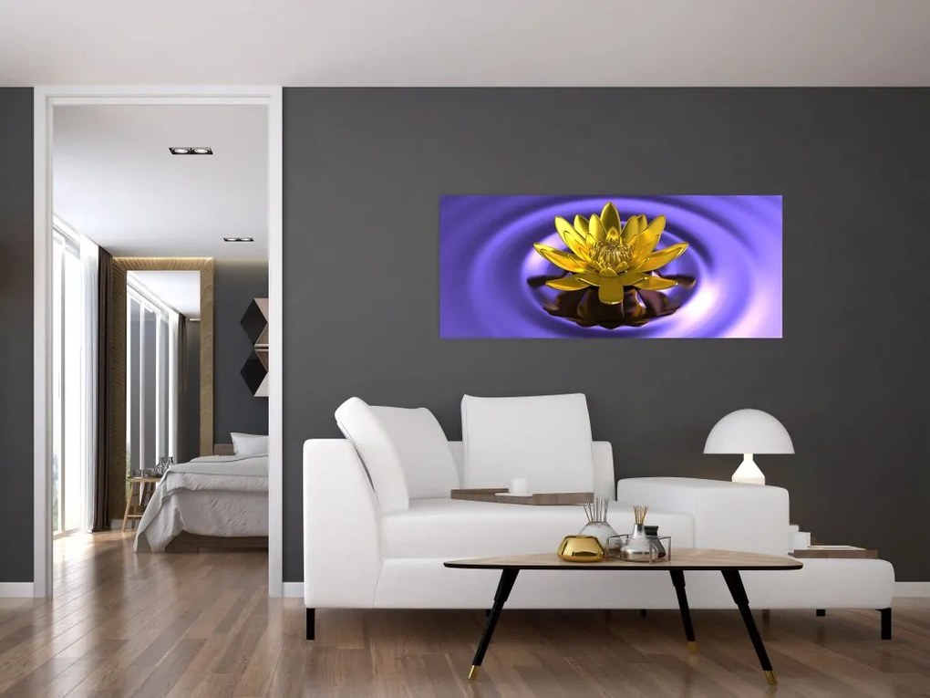 Tablou - Lotus (120x50 cm)