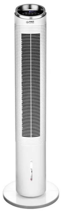 Ventilator de podea turn cu racitor de aer 2in1 First Austria FA-5560-4, 60W, 3 viteze, Touch screen, Telecomanda, Timer 12 h, Alb