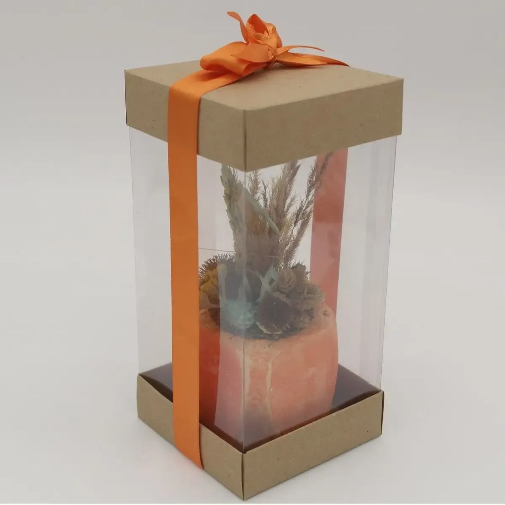 Ghiveci decorativ cu flori artificiale, homs seria A620,17x5.5x9 cm,30338