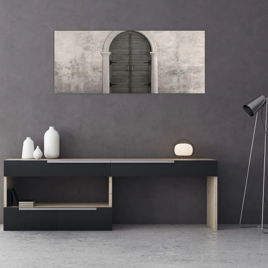 Tablou - Ușa misterioasă (120x50 cm)