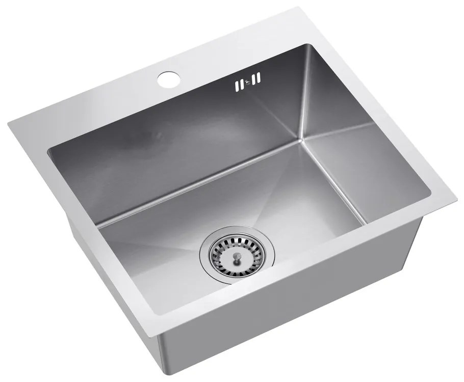 Chiuveta inox incastrata Quadron Luke 100 50x45 cm