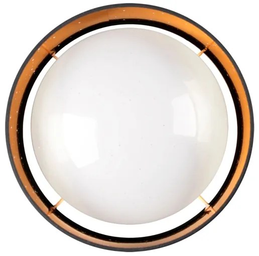 Plafonieră LED TULUZA LED/18W/230V d. 32 cm negru