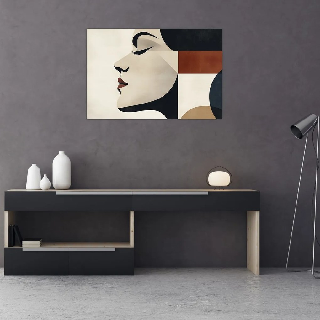Tablou - Femeie din profil (90x60 cm)