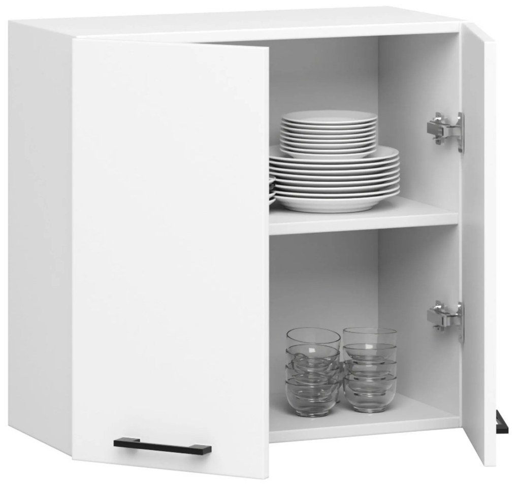 Dulap superior de bucătărie Ozara W60 H580 (alb). 1069133