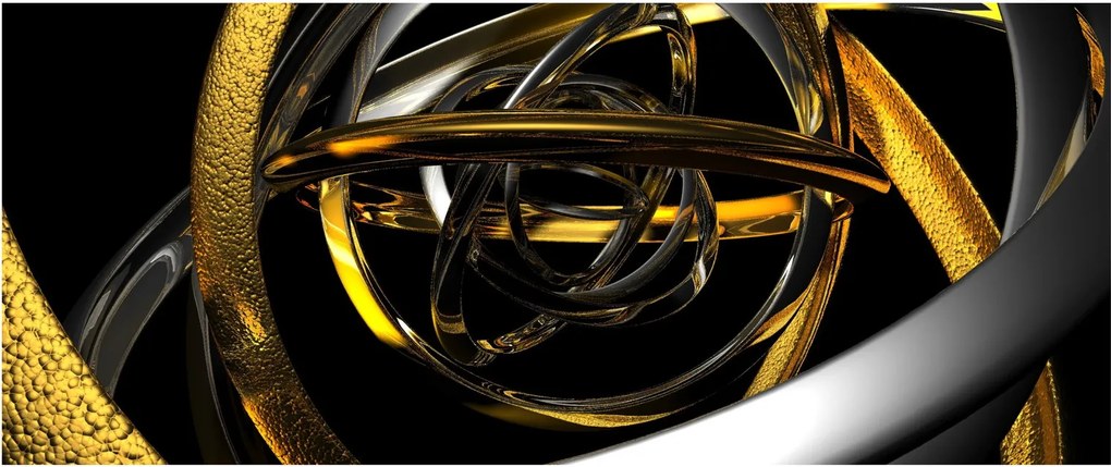 Tablou cu abstracție modernă (120x50 cm)