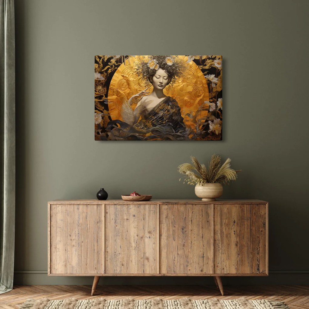 Tablou - Doamnă japoneză (90x60 cm)