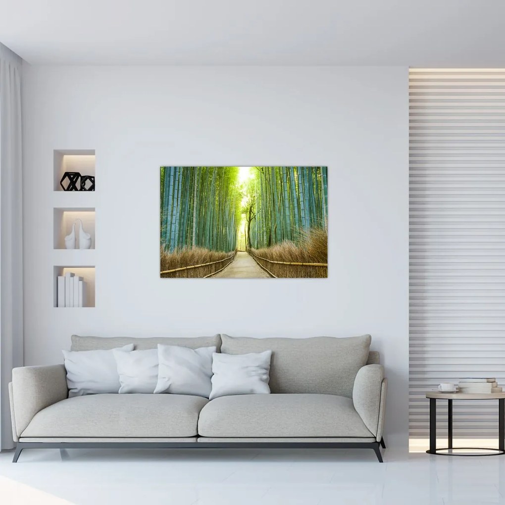 Tablou - Pădure de bambus (90x60 cm)