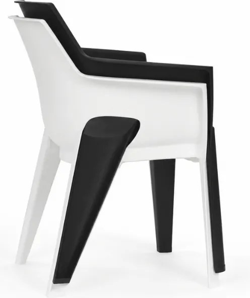 Scaun de gradina pentru dining IVY, neagra