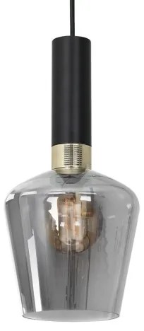 Lustră pe cablu ROMA BLACK 1xE27/60W/230V