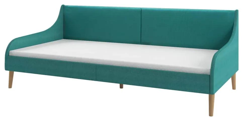 247032 vidaXL Cadru de pat canapea, material textil, verde