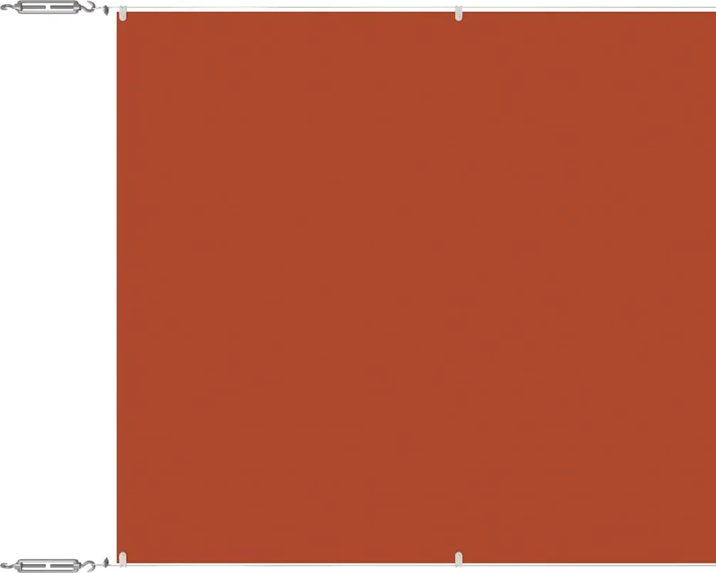 vidaXL Copertină verticală, teracotă, 180x1200 cm, țesătură Oxford